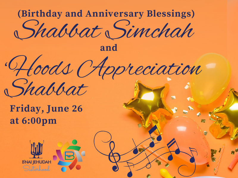 Shabbat Simchah and ‘Hoods Blessing