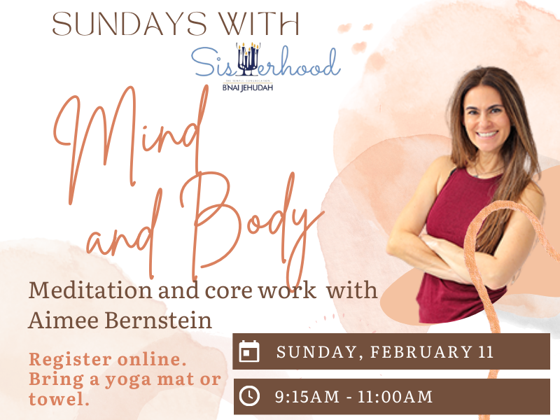 Sundays with Sisterhood: Mind and Body Restoration with Aimee Bernstein
