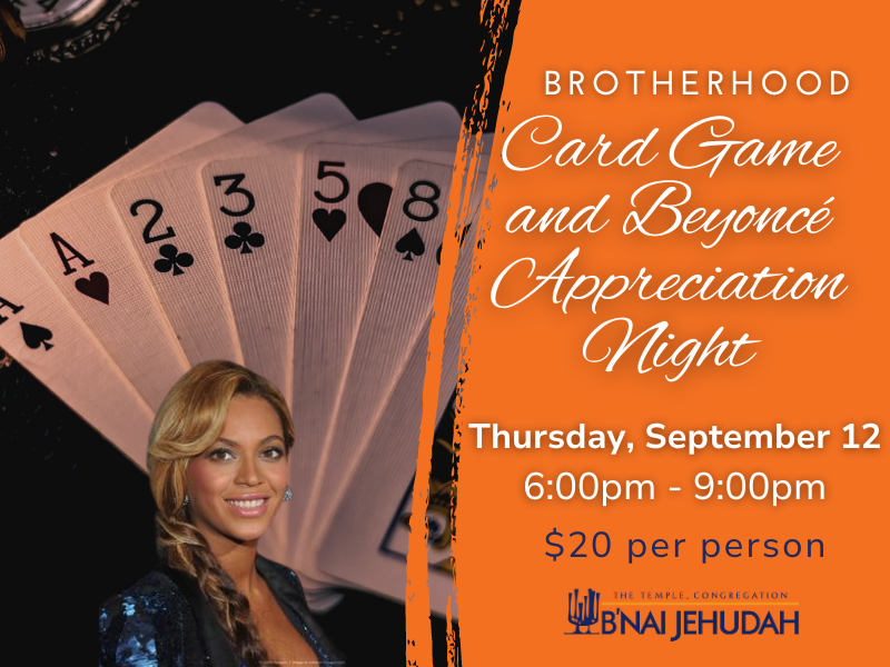 Brotherhood Card Game and Beyoncé Appreciation Night