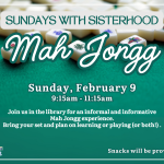 Sundays with Sisterhood: Mah Jongg