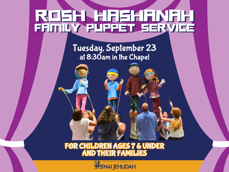 Rosh HaShanah Family Puppet Service