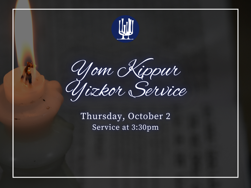 Yom Kippur Yizkor Service
