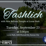Tashlich with New Reform Temple