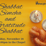 Shabbat Simcha and Gratitude Shabbat