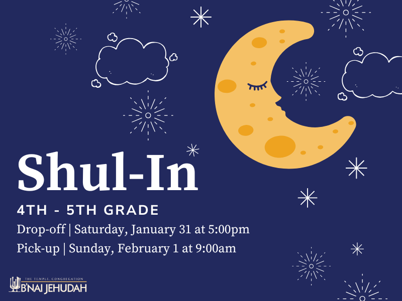 4th/5th Grade TYG Event: Shul In