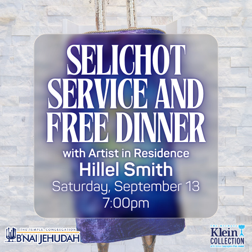 Selichot Service and Free Dinner