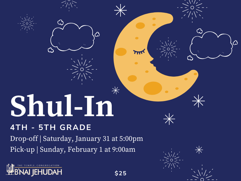 4th/5th Grade TYG Event: Shul In