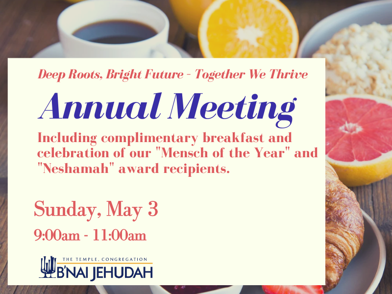 Annual Meeting and Free Breakfast