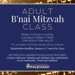 Adult B'nai Mitzvah