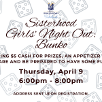 Sisterhood Girls' Night Out - Bunko Night