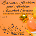 Shabbat Simchah and Learners' Shabbat