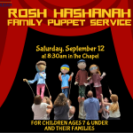 Rosh HaShanah Family Puppet Service