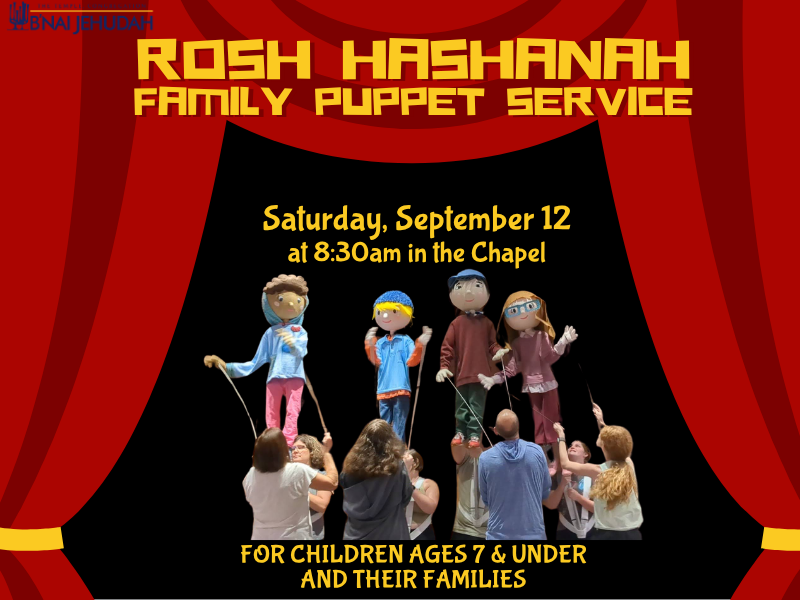 Rosh HaShanah Family Puppet Service