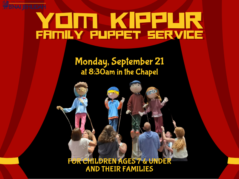 Yom Kippur Family Puppet Service