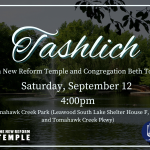 Tashlich with Reform KC