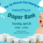 Pop Up Mitzvah: Helping at Happy Bottoms