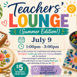Teachers' Lounge (Summer Edition!) - Embroidery