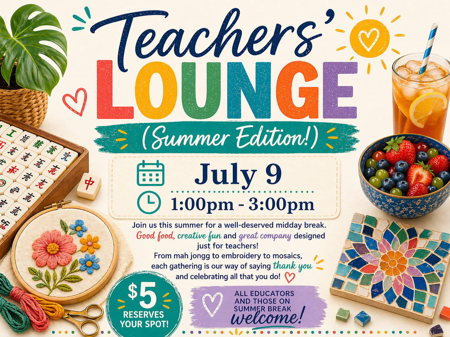 Teachers' Lounge (Summer Edition!)
