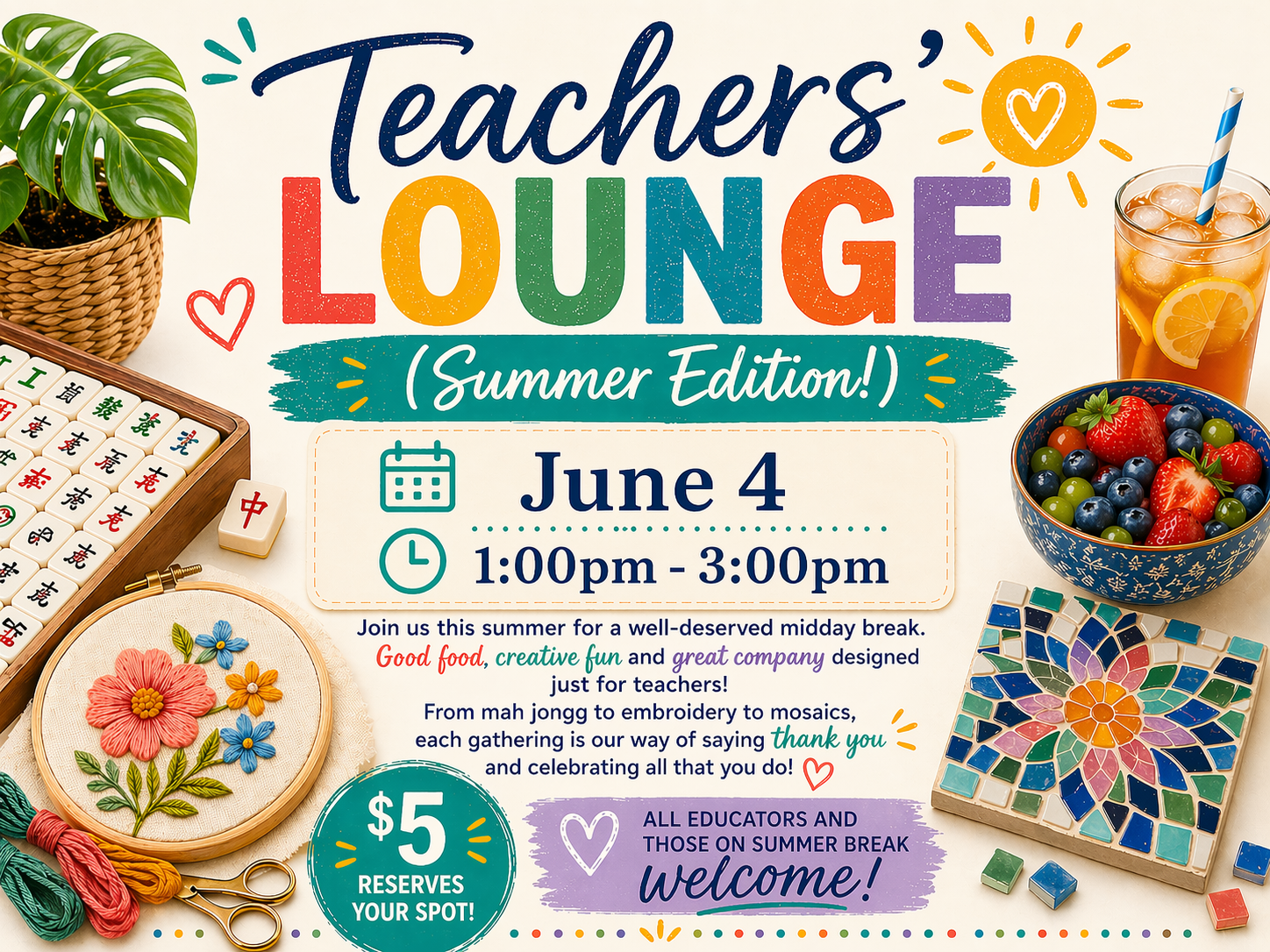 Teachers' Lounge (Summer Edition!)