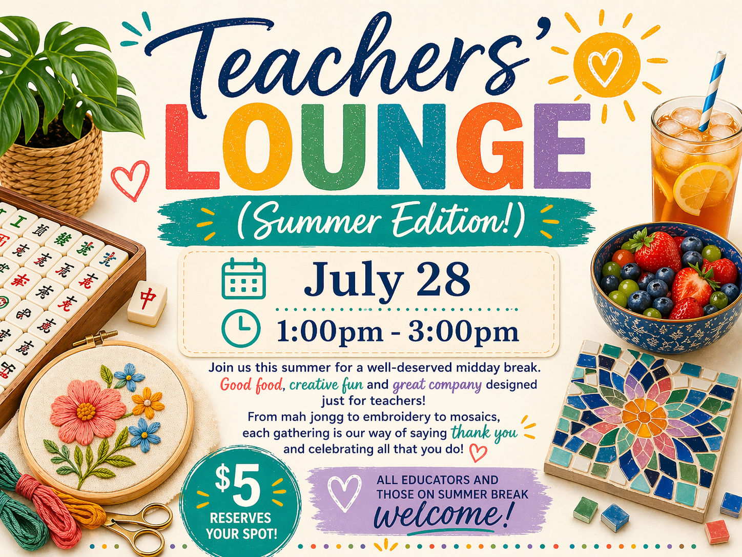 Teachers' Lounge (Summer Edition!)