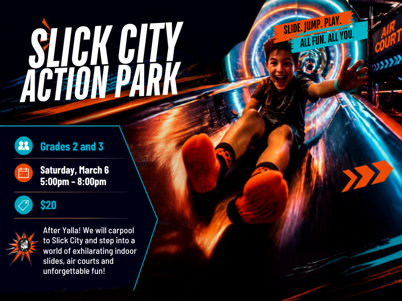 2nd-3rd Grade Youth Group Program: Slick City Ultimate Slide Park