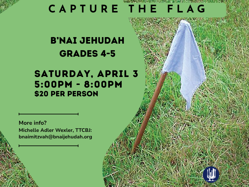 4th and 5th Grade Youth Group Program: Capture the Flag