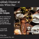 Hanukkah Dinner at Tannin Wine Bar